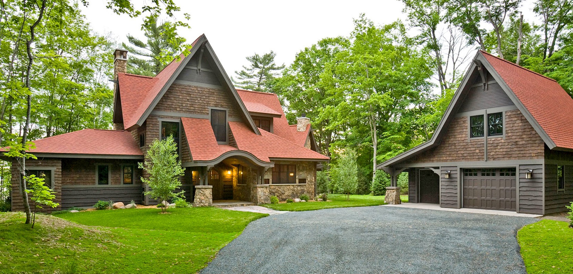 Red-Roofed Cottage Michaela Mahady